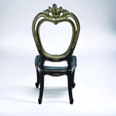 Bella Sandalye Sert Plastik Siyah Gold Koltuk Bahçe Balkon Mutfak Yemek Masası Sandalyesi thumbnail 7