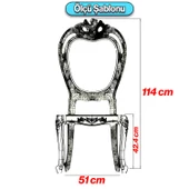 Bella Sandalye Sert Plastik Siyah Gold Koltuk Bahçe Balkon Mutfak Yemek Masası Sandalyesi thumbnail 5