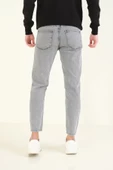 Erkek Boyfriend Kot Pantolon Gri - 6