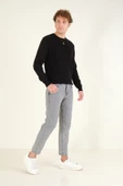 Erkek Boyfriend Kot Pantolon Gri - 1