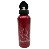 Basketbol Desenli Renkli Alüminyum Matara 500 Ml - Kırmızı - 3