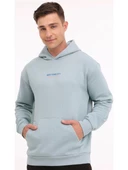 Lumberjack A10188952208010 Aqua Erkek Kapsonlu Sweatshırt - 1