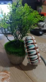 Paracord karışık renk dragon bileklik - 1