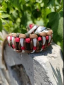 Paracord bileklik  (Askeri renk kamuflaj ağırlıklı) - 1