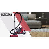 STİLEVS SPEKTRON TORBASIZ ELEKTRİKLİ SÜPÜRGE-KIRMIZI & SİYAH - 2