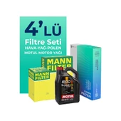 Mann Audi A3 1.6 Mann Motul Motor Yağlı Bakım Seti 2003-2012 4lu - 1