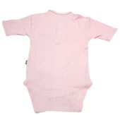 Sema Baby Yarım Kol Kaşkorse Badi (Body) - Pembe  6-12 Ay - 2