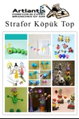 Strofor Köpük Top 2cm 3cm 4cm 5cm 6cm 8cm 10cm 24 Adet Yuvarlak Strafor Top Küre Okul Deney Köpük Toplar - 5