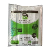 Doğanpack Şeffaf Naylon 1 lik 20x30 Cm. Bakkaliye Poşeti Torbası - 1 Kg. - 1 Paket - 1
