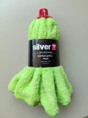 Silver Home Mikrofiber Jumbo Boy Islak Mop - 105x55 Cm. - Yedek Mop Paspas Ucu Başlığı - 1 Adet thumbnail 2