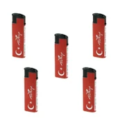 Çakmak 2000 Turbo Türk Bayraklı Çakmak Rüzgarda Sönmeyen 5'Li - 1