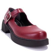 Dagoster DZA07-1004213 Bordo Günlük Spor Klasik  Kadın Ayakkabı - 1