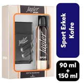 Jagler Parfüm Sport EDT 90 ml. Ve 150 ml. Deodorant Erkek Parfüm Set GIFT SET thumbnail 2
