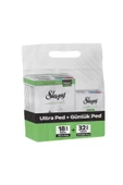 Sleepy Natural Ultra Ped 18 Adet Gece + 32 Adet Uzun Günlük Kadın Pedi - 1