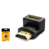 Hadron HDX1258 HDMI (M) - HDMI (F) L Tipi Dönüştürücü Ek Adaptörü - Siyah - 1
