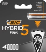 Bic Flex 5 Hybrid 4 Lü Yedek Tıraş Bıçağı Kartuşu 5 Bıçaklı - 1