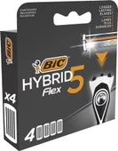 Bic Flex 5 Hybrid 4 Lü Yedek Tıraş Bıçağı Kartuşu 5 Bıçaklı - 4