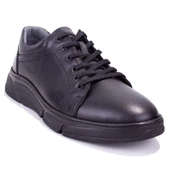 Dagoster DMA08-256 Siyah Ortopedik Günlük Erkek Deri Ayakkabı thumbnail 1