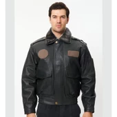 CAT3A Deri Pilot Montu Kül Grisi DC - 3