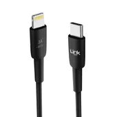 Linktech K621 30W PD Type-C to Lightning 30cm Şarj Kablosu - 4