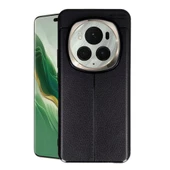 Honor Magic 6 Pro Kılıf Auto Focus Deri Desen Silikon Arka Kapak - 6
