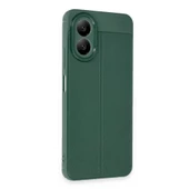 Oppo A38 Kılıf Auto Focus Deri Desen Silikon Kapak - 3