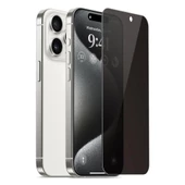 Yesido iPhone 16 Pro Max Premium 5D Privacy Hayalet Cam Ekran Koruyucu - 1