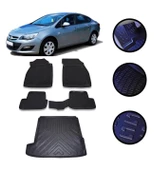 Astra J Sedan kulaklı 2018-2022 Arası 4D Havuzlu Oto Paspas Bagaj Set - 1
