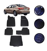 Focus 5 Sedan 2019-2022 Arası 4D Havuzlu Oto Paspas Ve Bagaj Set - 1