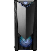 MSI MAG SHIELD 110A Temperli Cam 2x120mm ARGB Fan ATX Gaming Bilgisayar Kasası - 1