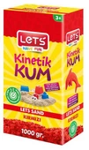 Lets Kinetik Kum 1000 gr. Kırmızı Karton Kutu - 1