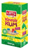 Lets Kinetik Kum 1000 gr. Yeşil Karton Kutu - 1