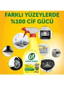 Cif Krem Sprey Ultra Yağ Çözücü Yüzey Temizleyici Limon 750 ml - 4