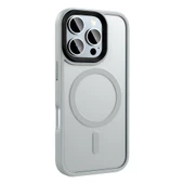 Apple iPhone 16 Pro Kılıf Arkası Mat Kenar Korumalı Magsafe Kapak Flet - 6