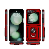 Samsung Galaxy Z Flip 6 Kılıf Yüzüklü Zırh Tank Vega - 3