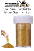 Renkli Toz Sim Tuzluklu 7 gr 1 Adet Renkli Toz Sim Epoksi Reçine Okul Etkinlik Dekarasyon Slime - 1