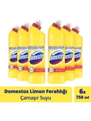 Domestos Çamaşır Suyu Limon Ferahlığı 750 ml - 6'lı Paket - 1