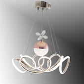 TT Aydınlatma TT330-1TPL-FSR  Zambak Modeli Fransız Sarı Kaplama Tek Toplu 3 Renk Modüllü Ledli Avize thumbnail 1