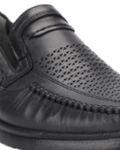 Forelli Helmut-H 32618 Erkek Siyah (40-45) Deri Comfort Ayakkabı - 7