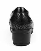 Forelli Rosa-G 57603 Kadın Siyah Comfort Deri Casual Ayakkabı - 2