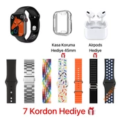 İ30 SUİT WATCH9+AİRPODS PRO KULAKLIK 7 KORDON FULL SET - 1