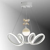 TT Aydınlatma TT330-1TPL-BY  Zambak Modeli Mat Beyaz Tek Toplu 3 Renk Modüllü Ledli Avize thumbnail 1