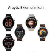 WATCH 4 PRO SUİT SİYAH VE GÜMÜŞ + AİRPODS PRO KULAKLIK 7 KORDON - 3