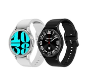 WATCH 6 CLASSİC SİYAH VE GÜMÜŞ KASA AKILLI SAAT - 1