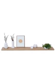 yankı-byeg 70 Cm Safir Meşe Mdf Uçan Duvar Rafı Gizli Bağlantı Kitaplık - 1