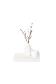 yankı-byeg 20 Cm Beyaz Mdf Uçan Duvar Rafı Gizli Bağlantı Çiçeklik - 1