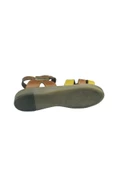 OrtopedikAL 1005 Kız Sandalet 746 Klt Taba-Hardal-Yeşil % 100 Deri Cırtlı - 5