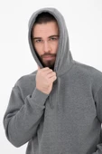 Erkek Kapüşonlu Sweat Antrasit - 4