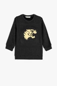 Koton Erkek Çocuk Sweatshirt Uzun Kollu Kaplan Baskılı - 1