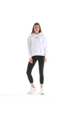 Kadın Nakış Detaylı Kapüşonlu Sweatshırt - 5
